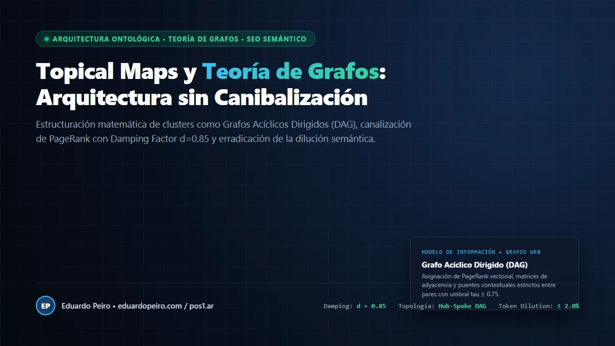 Topical Maps and Graph Theory in Semantic SEO — Cannibalization-Free Architecture