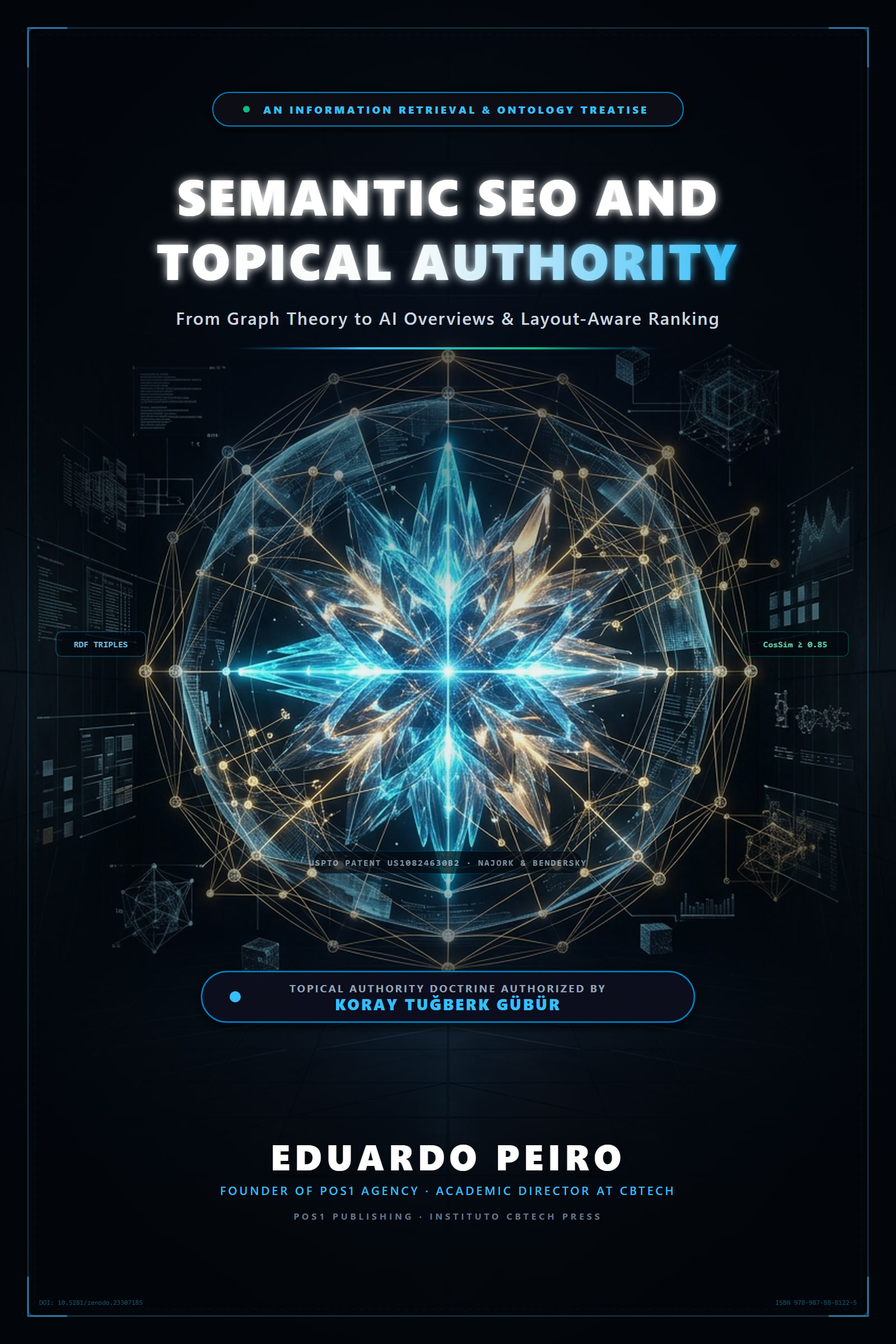 Semantic SEO and Topical Authority Book Cover by Eduardo Peiro